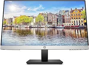 HP 24mh FHD Computer Monitor with 23.8-Inch IPS Display (1080p) - Built-In Speakers and VESA Mounting - Height/Tilt Adjustment for Ergonomic Viewing - HDMI and DisplayPort - (1D0J9AA#ABA)
